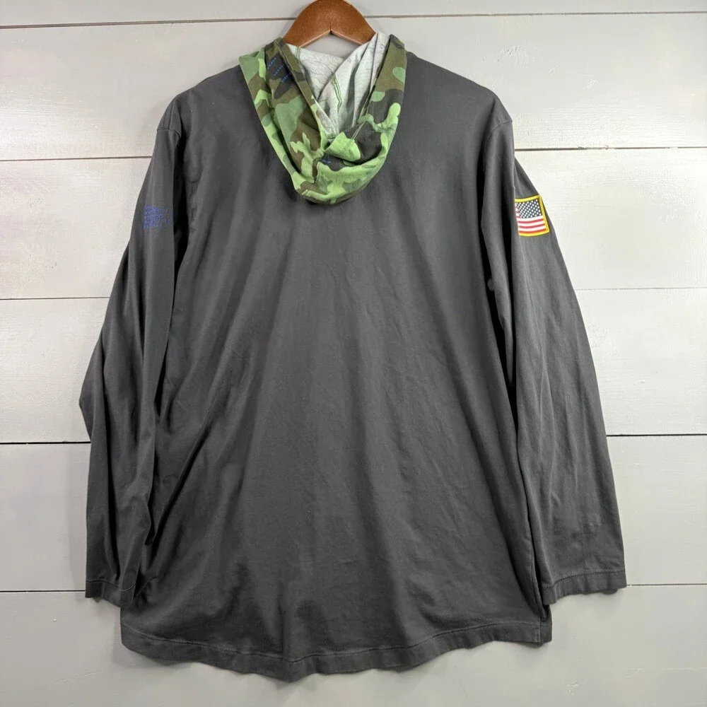 Jordan Florida Gators Hoodie Shirt Mens XL Charcoal Gray Military Camo